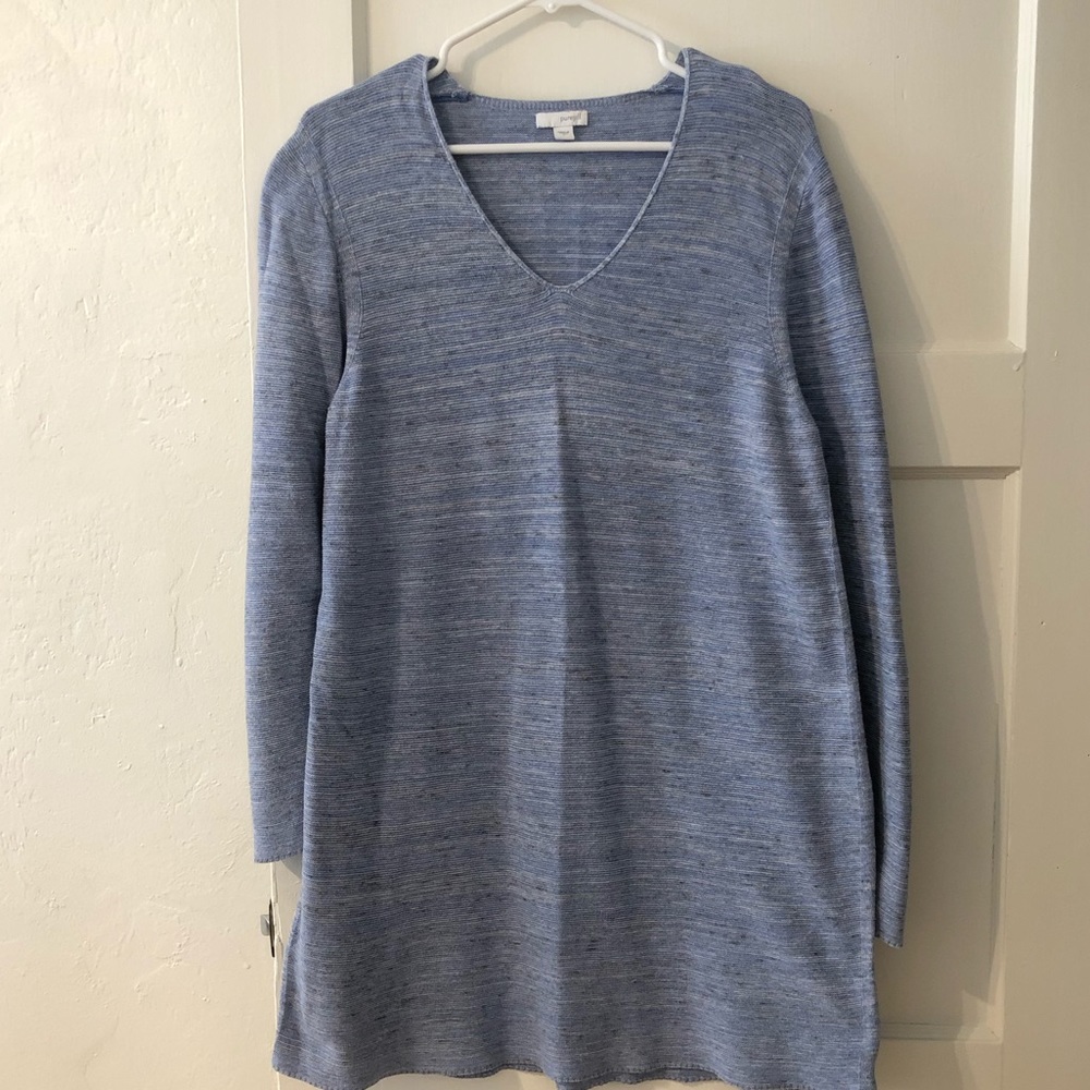 J Jill heather blue Pure Jill tunic